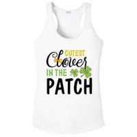 Cutest Clover In The Patch Ladies PosiCharge Competitor Racerback Tank