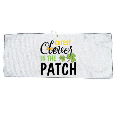 Cutest Clover In The Patch Large Microfiber Waffle Golf Towel