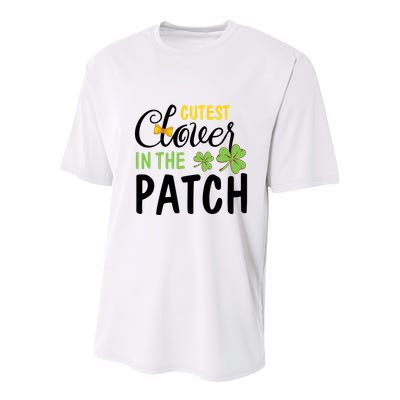 Cutest Clover In The Patch Youth Performance Sprint T-Shirt