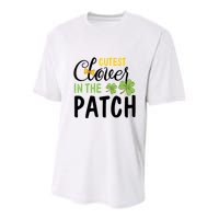 Cutest Clover In The Patch Youth Performance Sprint T-Shirt