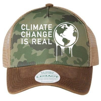 Climate Change Is Real Legacy Tie Dye Trucker Hat