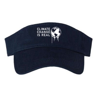 Climate Change Is Real Valucap Bio-Washed Visor