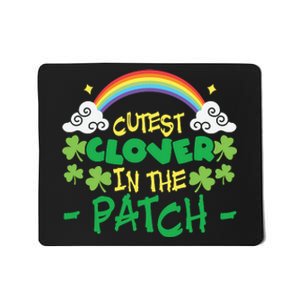 Cutest Clover In The Patch Rainbow Mousepad