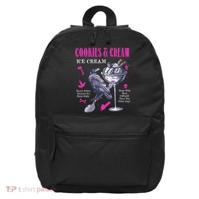 Cookie & Cream Ice Cream Tees, Butcher Blackbird 16 in Basic Backpack