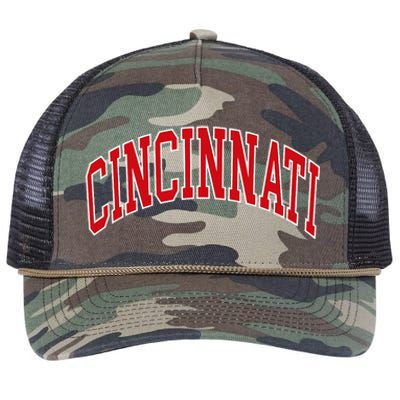 Cincinnati Retro Rope Trucker Hat Cap