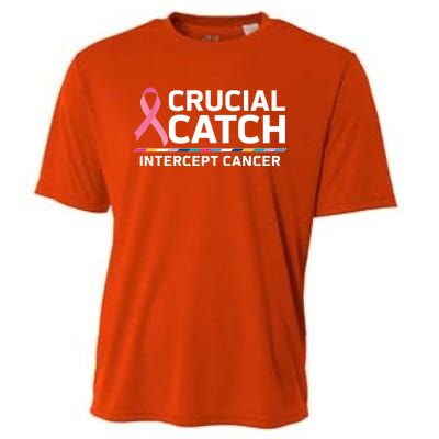 Crucial Catch Intercept Cancer Awareness Cooling Performance Crew T-Shirt