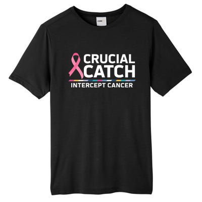 Crucial Catch Intercept Cancer Awareness Tall Fusion ChromaSoft Performance T-Shirt