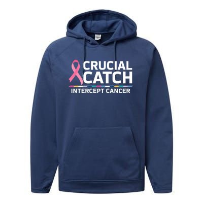 Crucial Catch Intercept Cancer Awareness Performance Fleece Hoodie