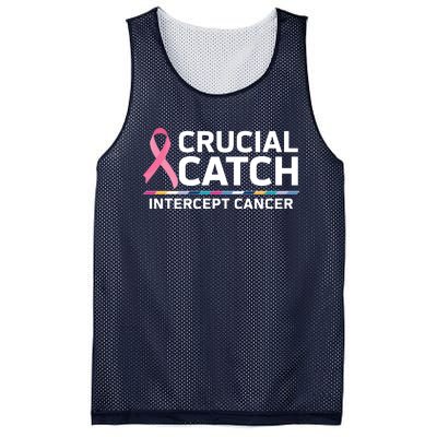 Crucial Catch Intercept Cancer Awareness Mesh Reversible Basketball Jersey Tank