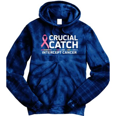 Crucial Catch Intercept Cancer Awareness Tie Dye Hoodie