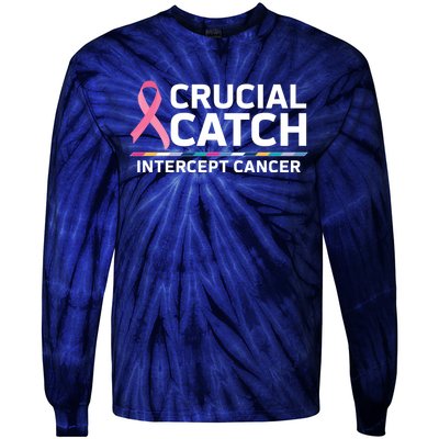 Crucial Catch Intercept Cancer Awareness Tie-Dye Long Sleeve Shirt