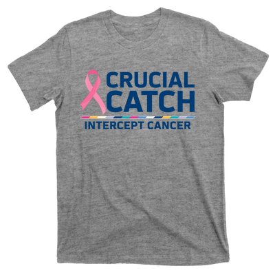 Crucial Catch Intercept Cancer Awareness T-Shirt