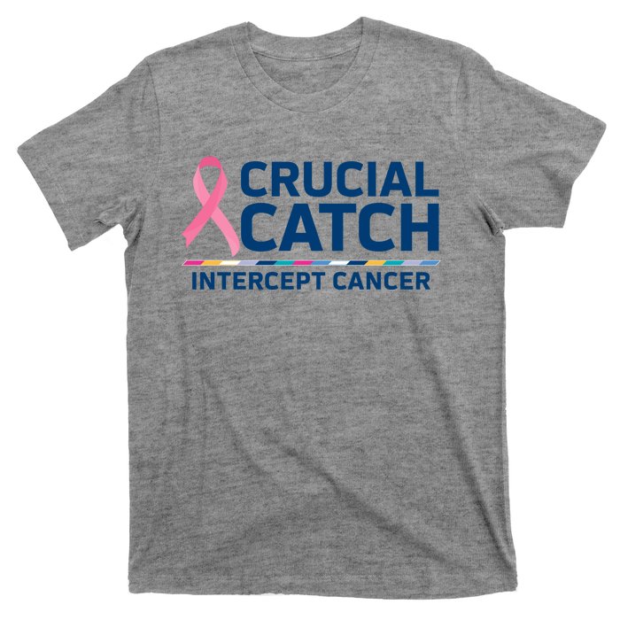 Crucial Catch Intercept Cancer Awareness T-Shirt