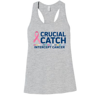 Crucial Catch Intercept Cancer Awareness Women's Racerback Tank