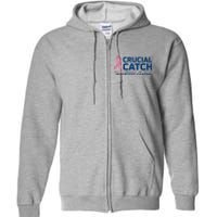 Crucial Catch Intercept Cancer Awareness Full Zip Hoodie