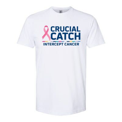 Crucial Catch Intercept Cancer Awareness Softstyle CVC T-Shirt