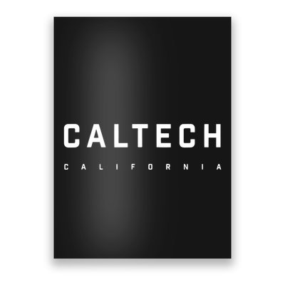 Caltech California Iconic Tech Spirit Poster