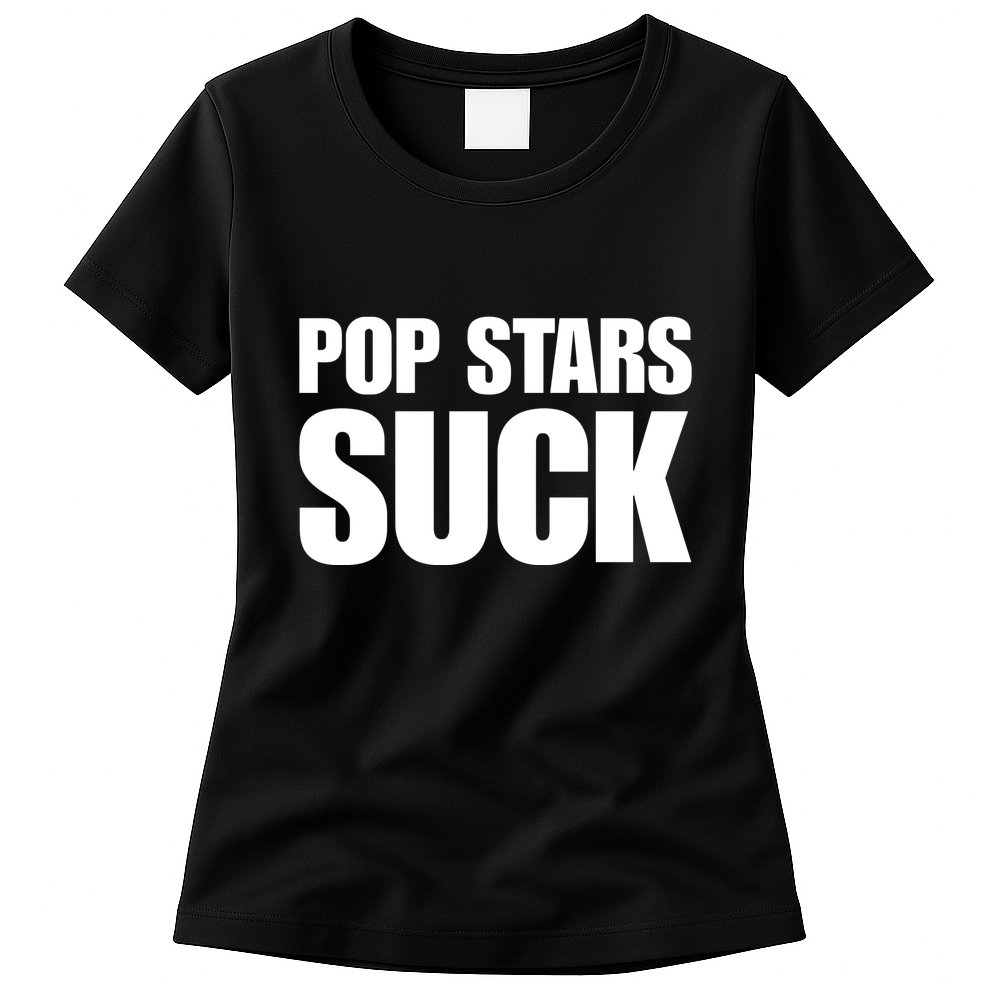 Camila Cabello In Beverly Hills Ca Wearing Pop Stars Suck Womens T-Shirt