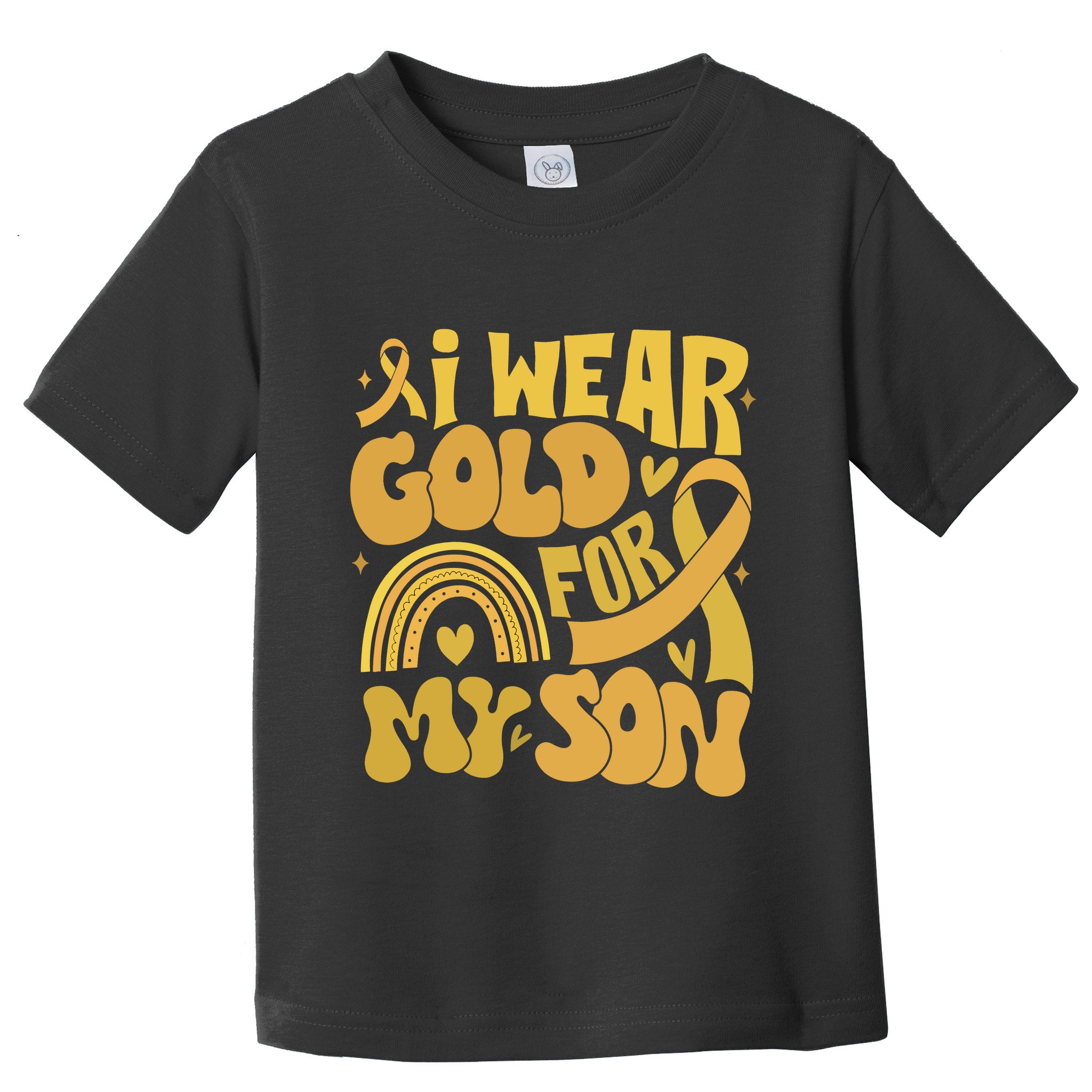 Childhood Cancer I Wear Gold For My Son Toddler T-Shirt