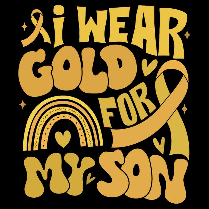 Childhood Cancer I Wear Gold For My Son Zip Tote Bag