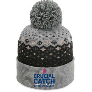 Crucial Catch Intercept Cancer Support The Baniff Cuffed Pom Beanie