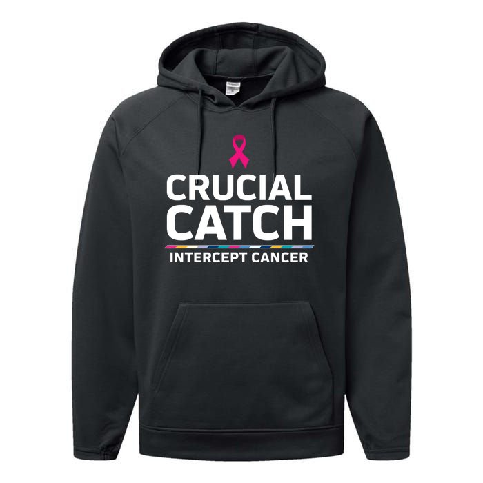 Crucial Catch Intercept Cancer Support Performance Fleece Hoodie