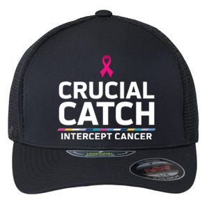 Crucial Catch Intercept Cancer Support Flexfit Unipanel Trucker Cap