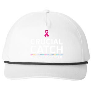 Crucial Catch Intercept Cancer Support Snapback Five-Panel Rope Hat