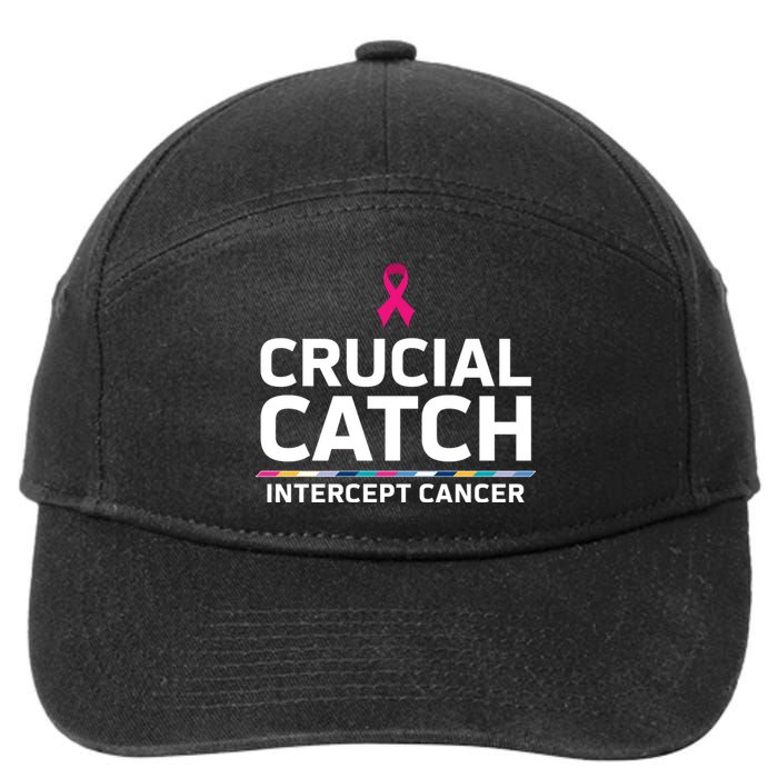 Crucial Catch Intercept Cancer Support 7-Panel Snapback Hat