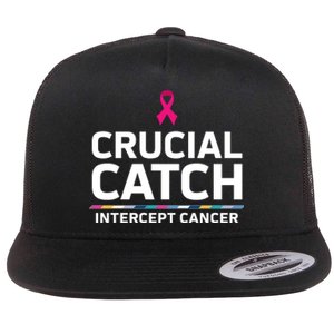 Crucial Catch Intercept Cancer Support Flat Bill Trucker Hat