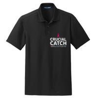 Crucial Catch Intercept Cancer Support Dry Zone Grid Polo