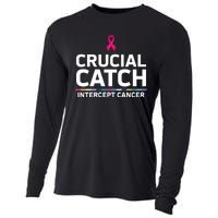 Crucial Catch Intercept Cancer Support Cooling Performance Long Sleeve Crew