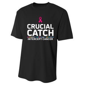 Crucial Catch Intercept Cancer Support Performance Sprint T-Shirt