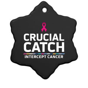 Crucial Catch Intercept Cancer Support Ceramic Star Ornament