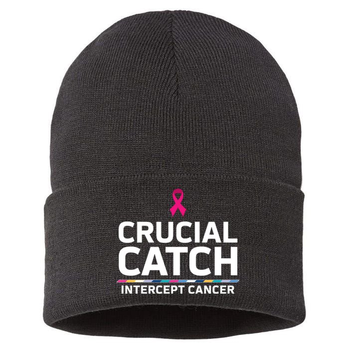 Crucial Catch Intercept Cancer Support Sustainable Knit Beanie