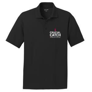 Crucial Catch Intercept Cancer Support PosiCharge RacerMesh Polo