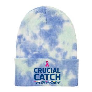 Crucial Catch Intercept Cancer Support Tie Dye 12in Knit Beanie