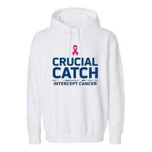 Crucial Catch Intercept Cancer Support Garment-Dyed Fleece Hoodie