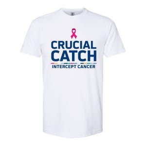 Crucial Catch Intercept Cancer Support Softstyle CVC T-Shirt