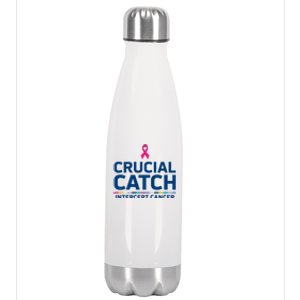 Crucial Catch Intercept Cancer Support Stainless Steel Insulated Water Bottle