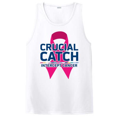 Crucial Catch Intercept Cancer Pink Ribbon PosiCharge Competitor Tank