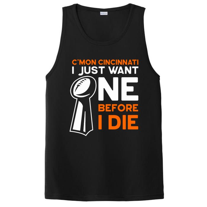 CMon Cincinnati I Just Want Ne Before I Die PosiCharge Competitor Tank