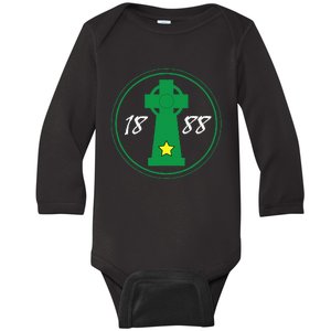 Celtic Cross Irish 1888 Coybig Baby Long Sleeve Bodysuit