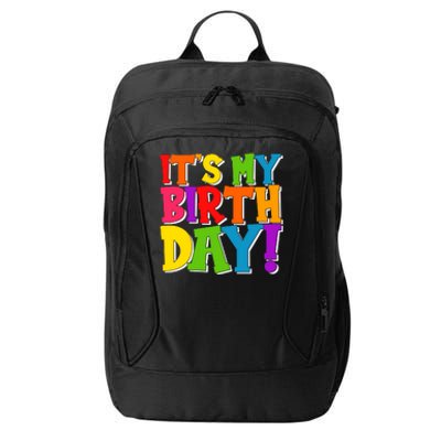 Cute Colorful It's My Birthday City Backpack