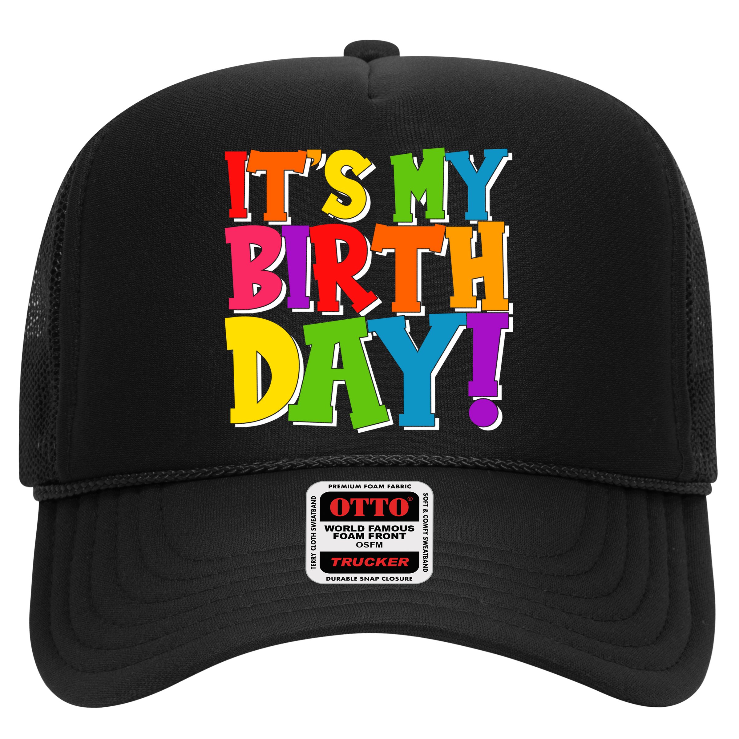 Cute Colorful It's My Birthday Hat