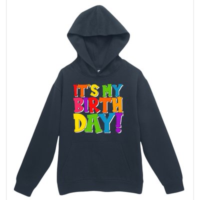 Cute Colorful It's My Birthday Urban Pullover Hoodie