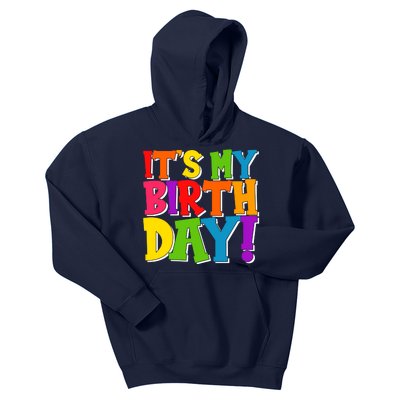 Cute Colorful It's My Birthday Kids Hoodie