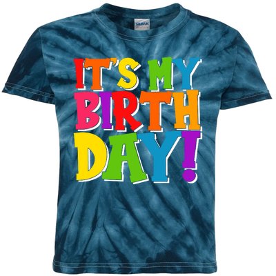 Cute Colorful It's My Birthday Kids Tie-Dye T-Shirt