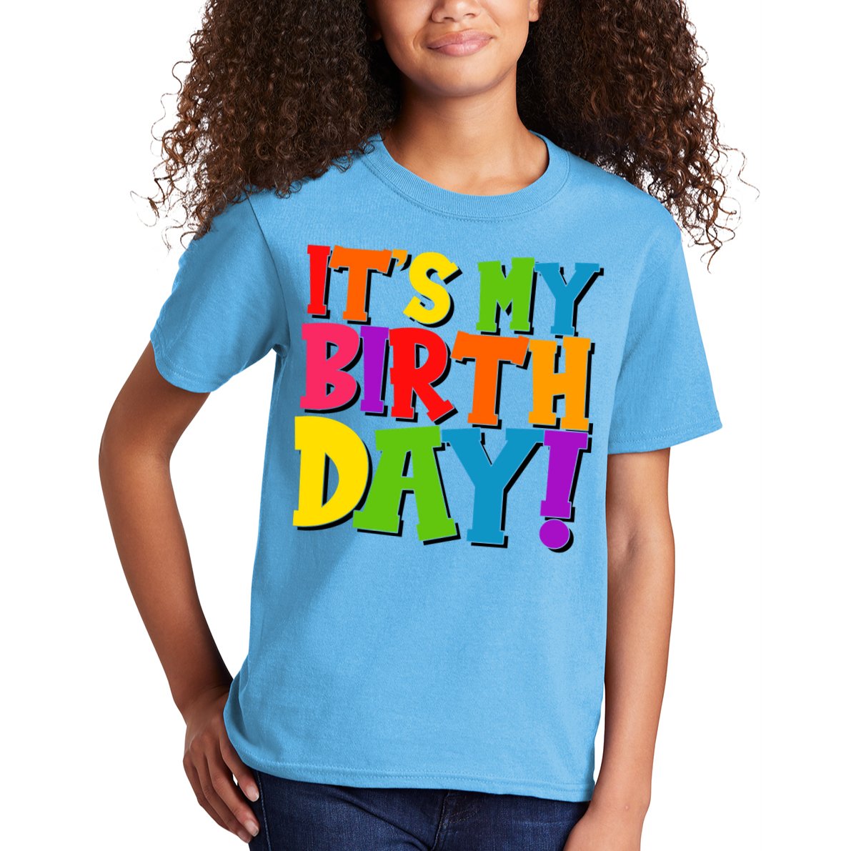 Cute Colorful It's My Birthday Kids T-Shirt