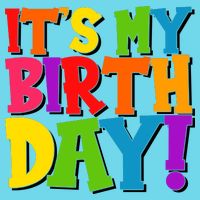 Cute Colorful It's My Birthday Kids T-Shirt